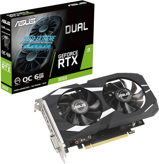 Asus DUAL GeForce RTX3050 6GB GDDR6 RAM - DUAL-RTX3050-6G