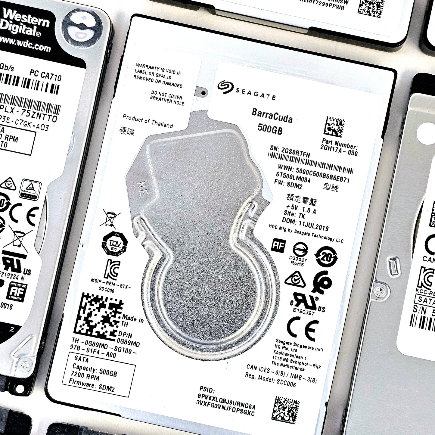 Seagate 500GB 2.5in SATA HDD Pulls