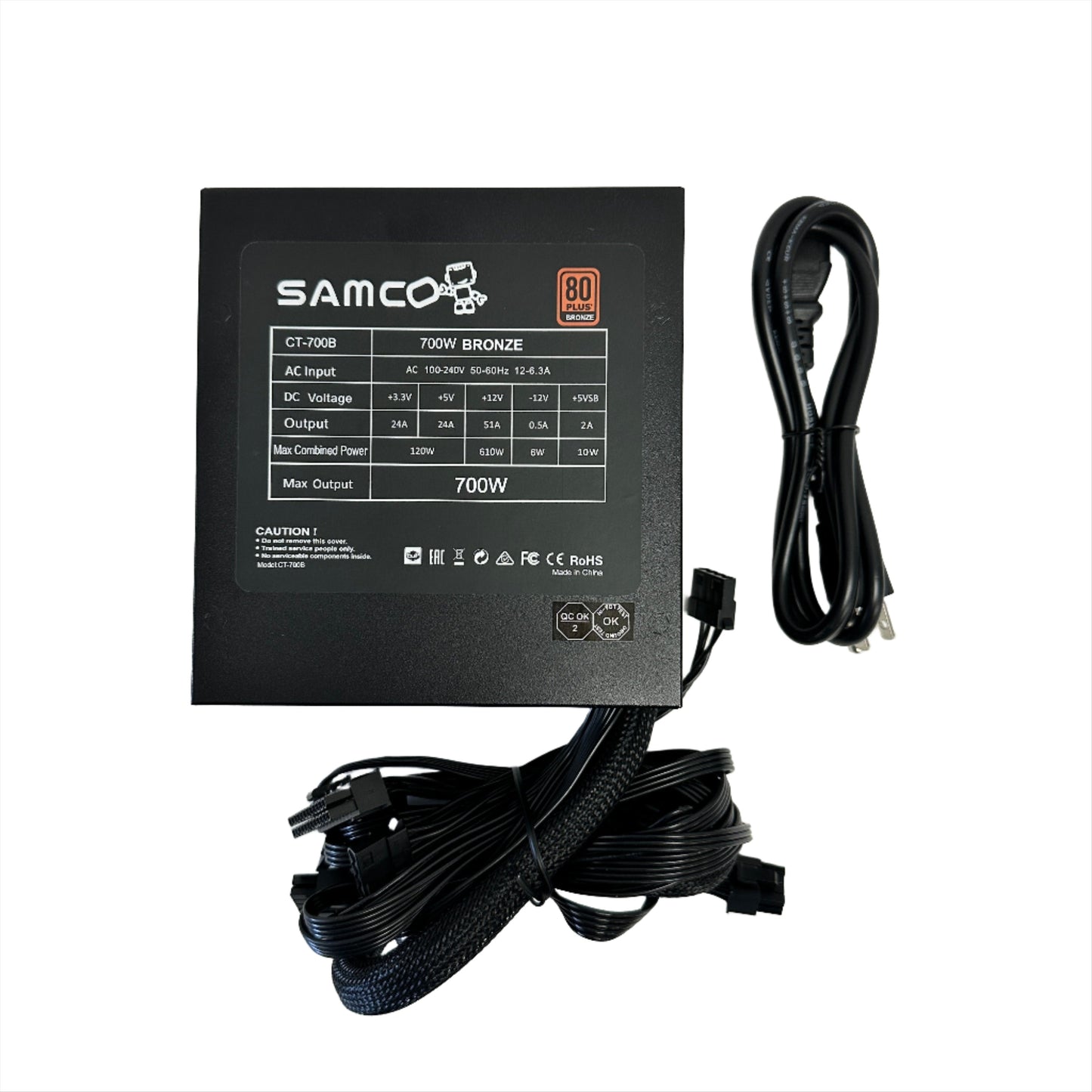 Samco 700W 80 Plus Bronze ATX Power Supply