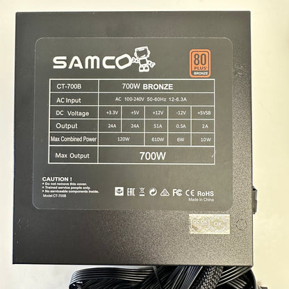 Samco 700W 80 Plus Bronze ATX Power Supply