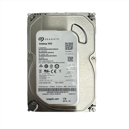 Seagate 1TB 3.5in SATA HDD Pulls