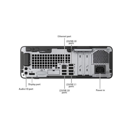 HP Prodesk 400 G5 Desktop Micro Core i5-9500T 16GB 512GB SSD Windows 11 Pro Refurbished