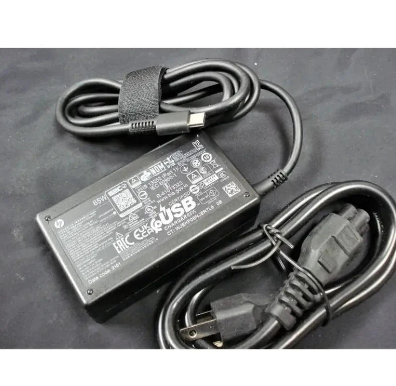 HP 65W AC Adapter Charger USB-C Pulls – CTO TECHNOLOGY