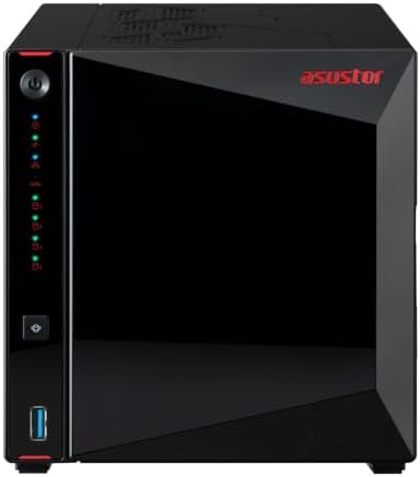 Asustor Nimbustor 4 G2, 4 Bay NAS, Quad-core 2.0GHZ CPU, Dual 2.5GBE PO- AS5404T