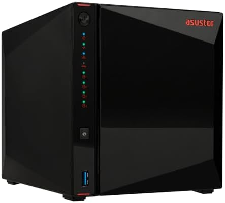 Asustor Nimbustor 4 G2, 4 Bay NAS, Quad-core 2.0GHZ CPU, Dual 2.5GBE PO- AS5404T