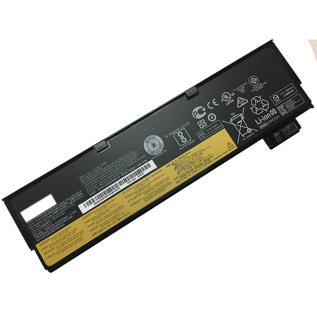 Lenovo SB10K97582 Laptop Battery for Lenovo ThinkPad T470 T570 T480 T580 Series 10.8V 48Wh