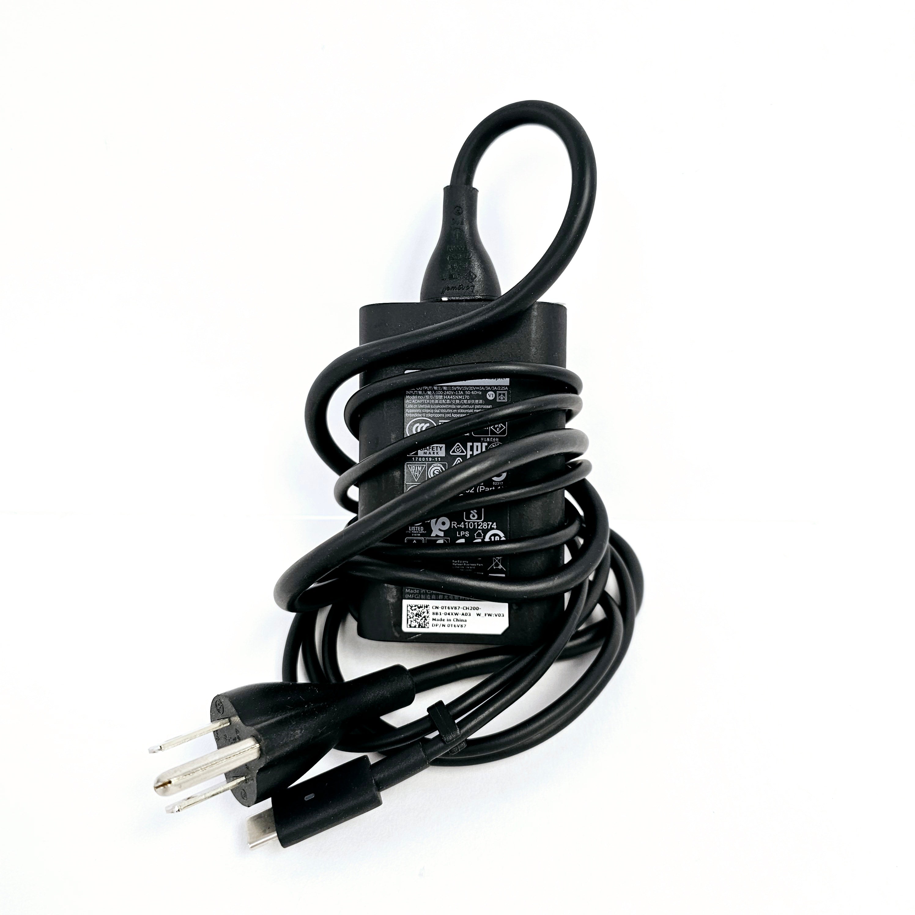 Dell 45W AC Adapter Charger USB-C Pulls – CTO TECHNOLOGY