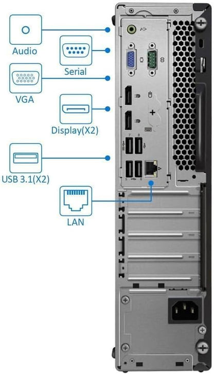 Lenovo ThinkCentre M720S SFF Intel Core i5-9400 16GB 512GB SSD W11P Refurbished