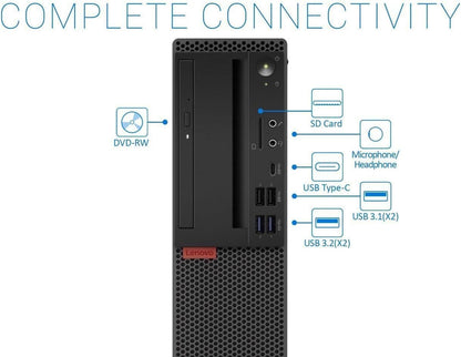 Lenovo ThinkCentre M720S SFF Intel Core i5-9400 16GB 512GB SSD W11P Refurbished