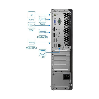 Lenovo ThinkCentre M720S SFF CI5-8400 16GB 512GB SSD USB WIFI W10P Refurb