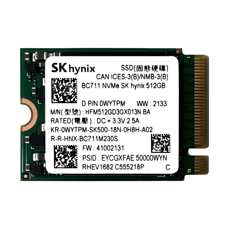 Mixed brand 512GB M.2 2230 NVMe PCIe SSD Pulls