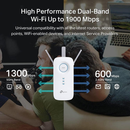 Tplink RE450 AC1750 WIFI Range Extender Factory Refurbished